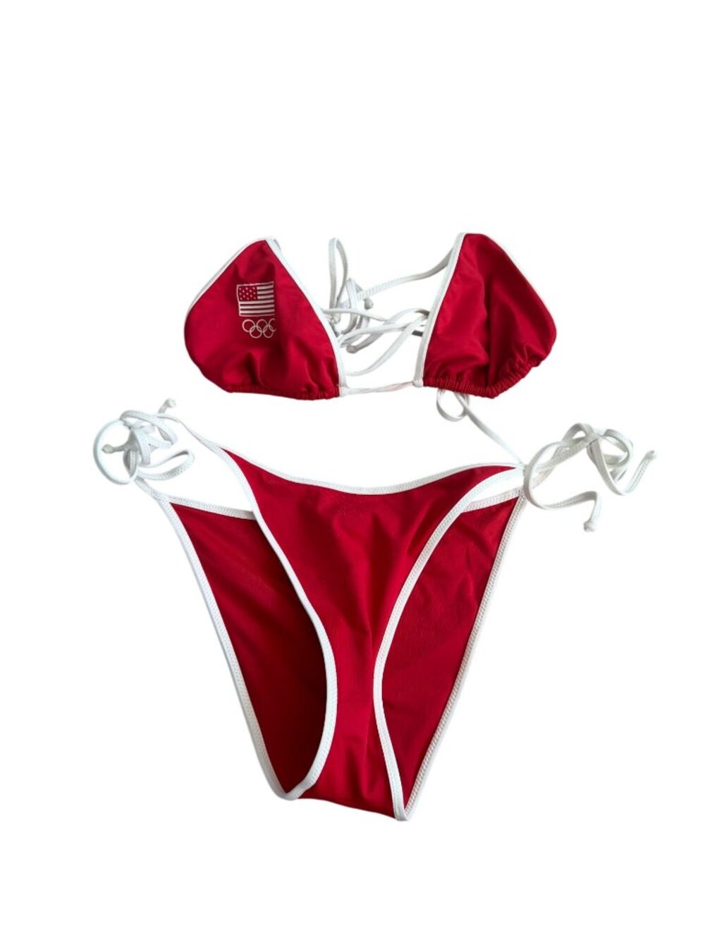 SKIMS Team USA Red Bikini Set Size Small Womens - Picture 3 of 3